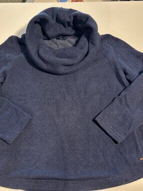 Tommy Hilfiger Navy Cowl Neck Sweater
